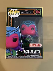 ¡FUNKO POP! Marvel Wanda Vision Bruja Escarlata Blacklight 986 Objetivo Excelente en Mano - Imagen 1 de 6