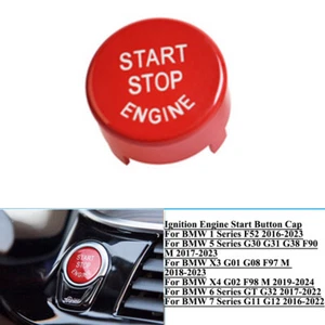 For BMW G30 G31 G38 X3 G01 G08 Ignition Engine Start Stop Button Cap Red - Picture 1 of 7