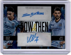 Agustin Ojeda / David Villa 2024 Topps Finest MLS The Now Auto Black #05/10 NYCF - Foto 1 di 2