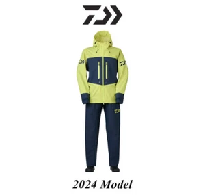 Daiwa Fishing PVC Ocean Rain Suit 2024 Model DR-9024 Lime Yellow Fast Ship Japan - Picture 1 of 11