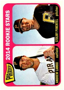 2014 Topps Heritage #143 Andrew Lambo / Stolmy Pimentel - RC FREE SHIPPING! - Picture 1 of 2