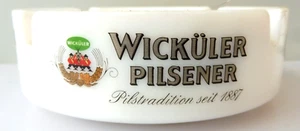 Cendrier Ashtray publicitaire - WICKULER PILSENER 10 cm  Ø - Picture 1 of 1
