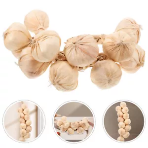 Simulated Garlic Skewers Small Fake String Photo Prop Artificial Vegetables - Picture 1 of 12