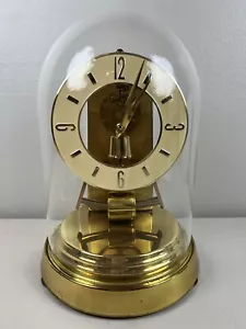 KUNDO ELECTROMAGNETIC GLASS DOME CLOCK KIENINGER & OBERGFELL WEST GERMANY WORKS - Picture 1 of 21