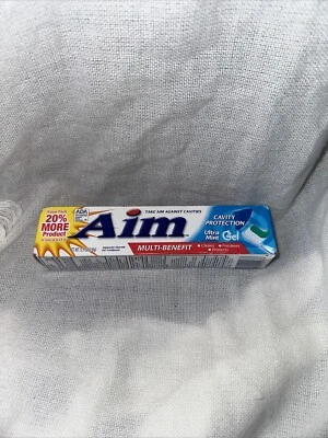 Aim Cavity Protection Multi-Benefit Ultra Mint Gel Toothpaste 6 Oz Each 1 pack - Image 1 of 4