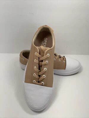 Sperry Haven Cap Toe Nude Womens Size 8.5 Leather Sneaker - Image 1 of 4