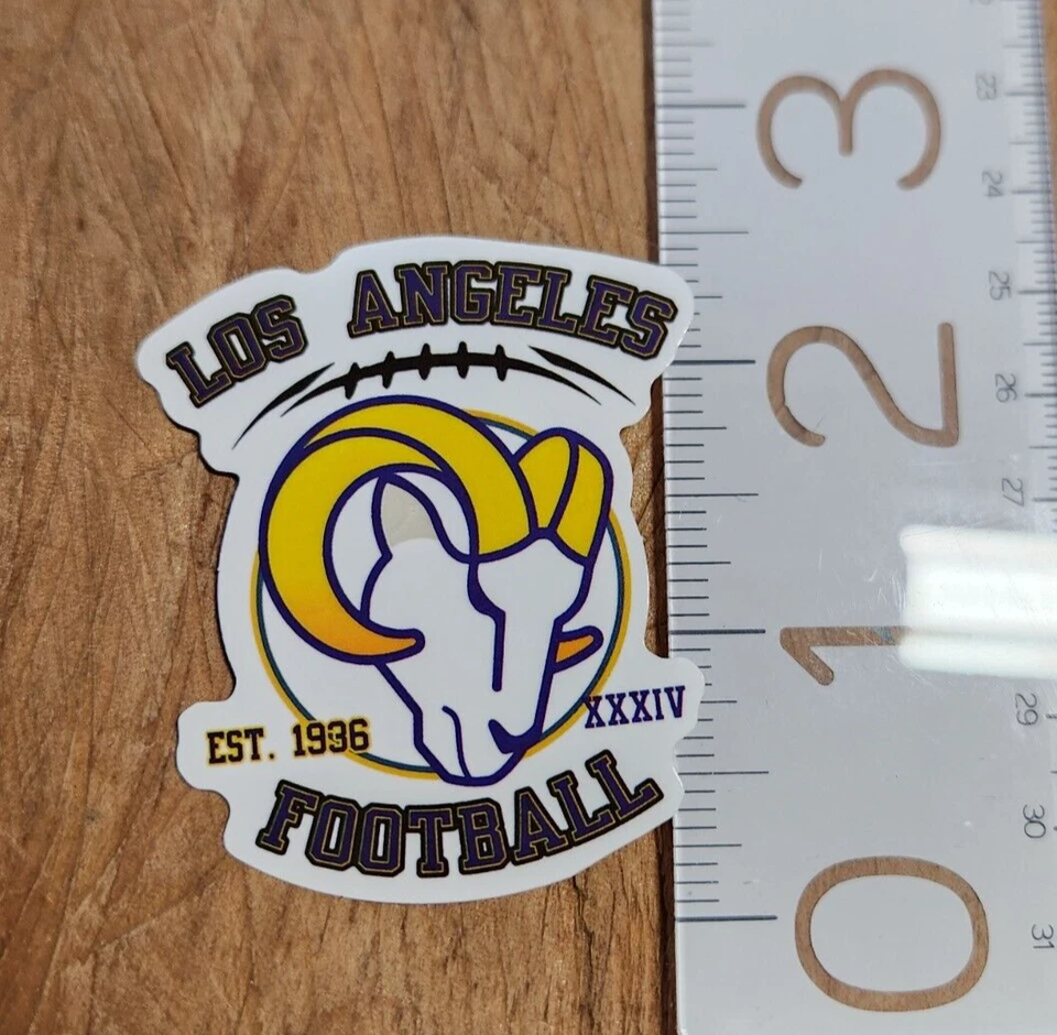 Los Angeles RAMS Sticker Los Angeles Rams Decal LA Rams Sticker LA Rams Decal - Image 1 of 1