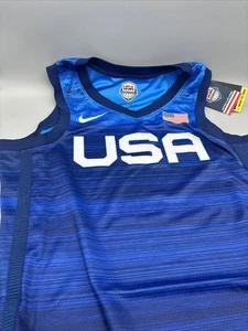 NEW Nike Team USA Tokyo 2020 Olympics Limited Basketball Jersey M Flag - Picture 1 of 10