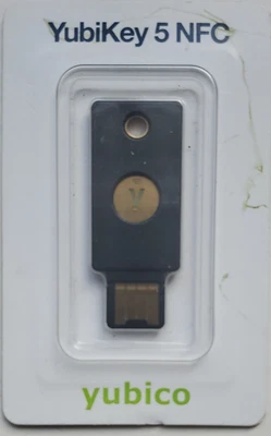 Yubico 5 NFC Zwei-Faktor Authentifizierung Sicherheitsschlüssel Single - Bild 1 von 2
