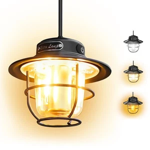 Rechargeable Portable Led Camping Tent Lantern Light Lanterns 4 Modes(13006500k) - Picture 1 of 7