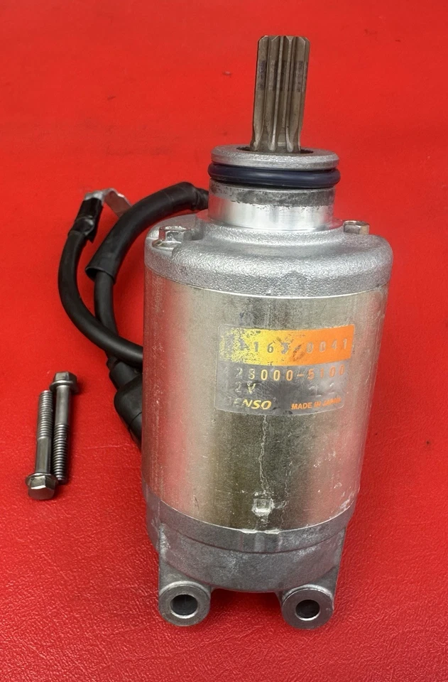 09 10 11 12 2009 2012 Kawasaki Ninja Zx6r Zx6 OEM motor arranque motor Foto 1 de 4