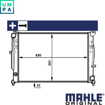 RADIATOR ENGINE COOLING CR 423 000S FOR AUDI A4/B5 A6/C5/C4 VW PASSAT/B5.5 2.8L  - Image 1 of 4