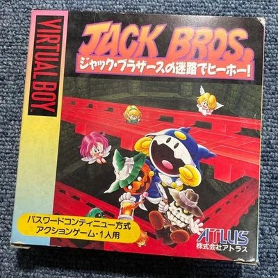 JACK BROS. Virtual Boy Nintendo VB Game w/ BOX Used from JAPAN - Image 1 of 3