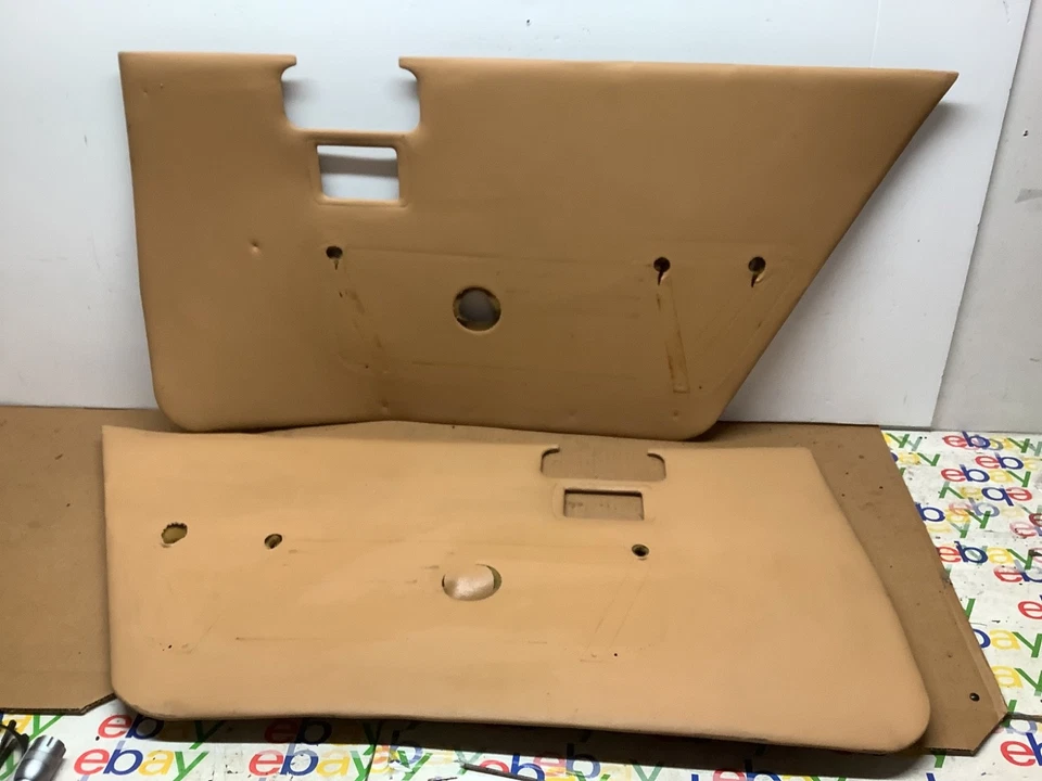 81-87 Jaguar XJ6 справа и слева желтовато-коричневый задний питания двери панели с верхней части комплект LH RH OEM - Изображение 1 из 4