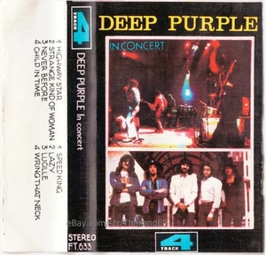 Deep Purple /In Concert /Highway Star / THAILAND CASSETTE - Picture 1 of 6