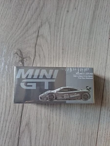 MINI GT 1/64 MCLAREN F1 GTR NO.59 1995 LE MANS GANADOR 24 HORAS POST-CARRERA DESGASTADO - Imagen 1 de 2