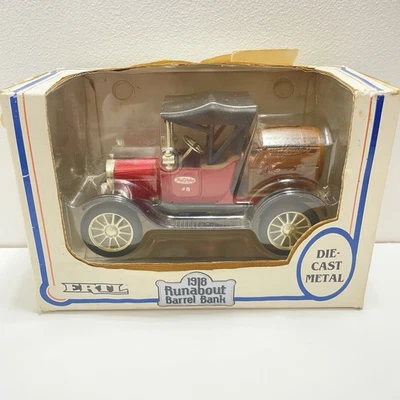 ERTL True Value #8 1918 Runabout Barrel Truck Bank Model Kit 1/25 Scale - Image 1 of 4