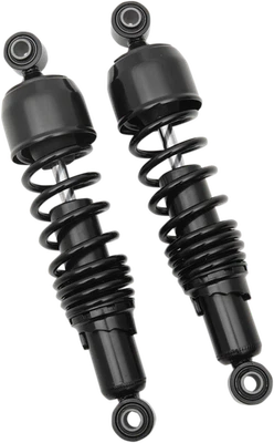 Черные стандартные задние амортизаторы 11 дюймов Drag Specialties модели Harley Dyna 1991-2017 годов выпуска - Изображение 1 из 2