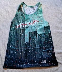 NUEVO New Balance 2022 Finisher New York City Marathon Mujer Lar Running Singlet - Imagen 1 de 8