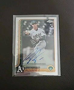 2025 Topps Chrome Armando Alvarez Rookie Card Autograph #RA-AAL - Picture 1 of 2