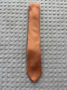 Nautica Solid Orange Silk Tie - Picture 1 of 2