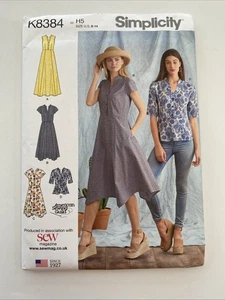 Simplicity K8384  Misses Dress with Length Variations & Top Uncut Pattern - Picture 1 of 6