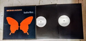 MICHAEL JACKSON BUTTERFLIES SET OF 2 US 12" VINYL PROMO- FREE PIC PVC WALLET - Bild 1 von 4