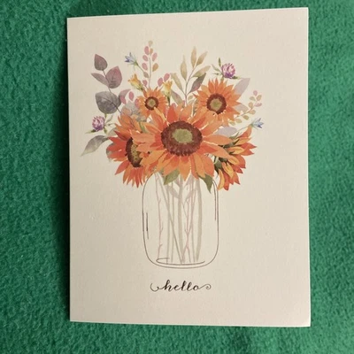 Current Blank Greeting/Note Card “Hello” - Image 1 of 3