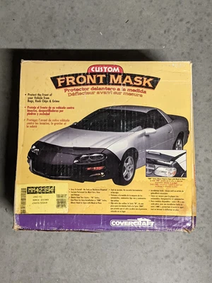 Vintage Covercraft 1990-91 Honda Accord Coupe Sedan Front Mask BRA MM42354 Black - Image 1 of 4