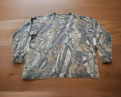 Camiseta Realtree Hardwoods Desteñida Camuflada Bolsillo Para Hombre 2XL/3XL *VER DESCRIPCIÓN* Foto 1 de 4
