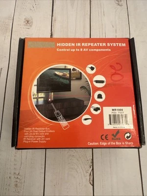 Monoprice 7537 Plug And Play Hidden IR Repeater System MR1000 NOB CHARITY
