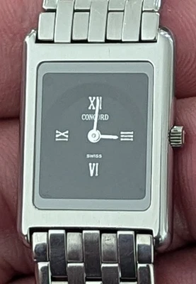 Reloj Mujer Concord Cuarzo 14 C1 669 Resistente al Agua con Caja - Funciona Bien Probado Foto 1 de 4