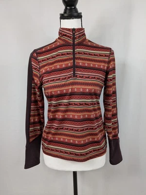 Suéter Kerrits Ecuestre 1/4 Cremallera Equitación Rendimiento Top Preppy A076 Foto 1 de 4