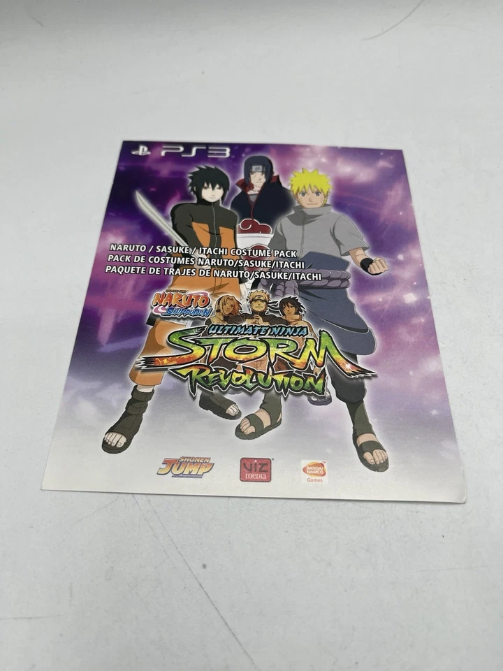 Disfraz adicional Naruto Shippuden Ultimate Ninja Storm Revolution PS3 DLC sin usar Foto 1 de 1