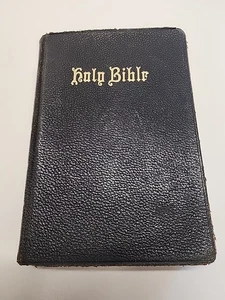 1947 HEILIGE BIBEL für heute und jeden Tag A.J. Holman Vintage Leder Karten Rarität - Bild 1 von 24