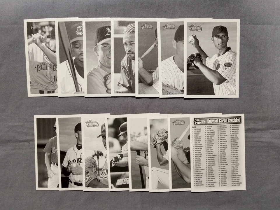 2001 Bowman Heritage Baseball - - - Pick A Card - - - Complete a Set - Image 1 of 1