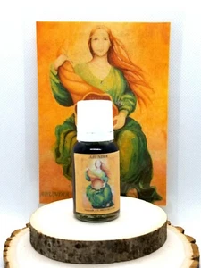 Angel Abundia Angel of fortune de la abundancia y buena suerte Oil & NEW - Picture 1 of 7