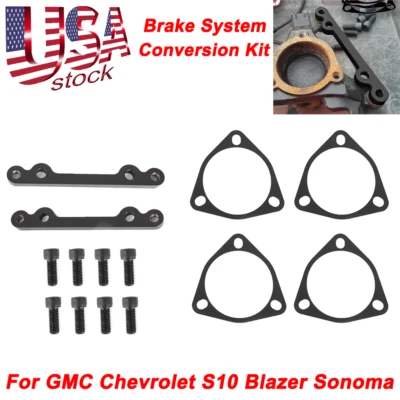 For 78-03 Chevrolet S10 Blazer GMC S10 Sonoma Spindle Brake Swap Conversion Kit - Image 1 of 4
