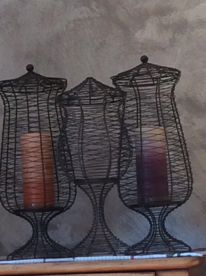 lot de 3 porte bougies(piliers) PARTYLITE - Photo 1/1