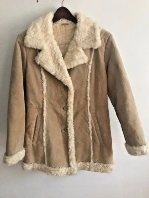 Chaqueta mediana de cuero Wilson para mujer forrada de gamuza Marlboro marrón occidental piel sintética Foto 1 de 4