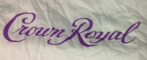 NUOVO Crown Royal Canadian Whiskey bianco viola bar taverna pub canotta camicia XL - Foto 1 di 3
