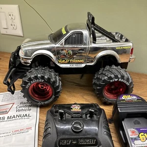 NEW BRIGHT WILD THING RC TRUCK MONSTERTRUCK VINTAGE HTF RARE Please Read! - Picture 1 of 16