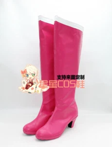 Sailor Moon Sailor Chibi Moon Girls Pink Long Cosplay Shoes Boots X002 - Picture 1 of 2