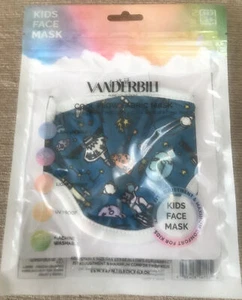 Kids Vanderbilt Breathable Cool Flow Fabric Face Mask Outer Space Ages 3+ - Picture 1 of 9