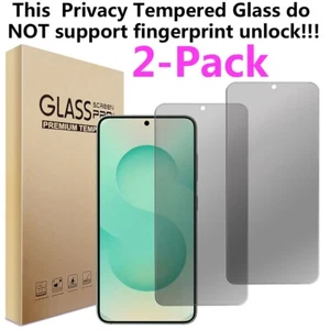 For Samsung Galaxy S25 /Plus/Ultra 5G Privacy Tempered Glass Screen Protector - Picture 1 of 16