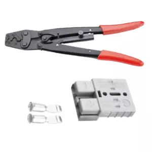 1.25 - 16mm² Cable Crimper Tool & Connectors Exterior DC Anderson Style Plug - Picture 1 of 12