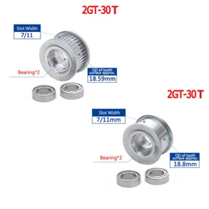 GT2 Idler Timing Pulley 30T Synchronous Wheel for 6mm 10mm Width Drive Belts New - Picture 1 of 5
