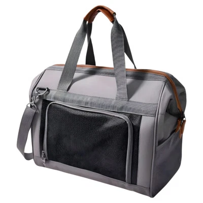 Nobby Perka Tragetasche grau für Hunde bis 6 kg, 43x26x32 cm, abwaschbar - Bild 1 von 2