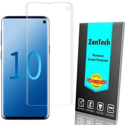 Protector de pantalla CUBIERTA COMPLETA para Samsung Galaxy S10e [2-PK] [aplicación húmeda]  Foto 1 de 4