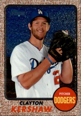 Clayton Kershaw 2017 Topps Heritage Chrome Card #400 957/999 - Image 1 of 2